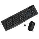 Techmade Kit Mouse e Tastiera Wireless Black TM-KM001