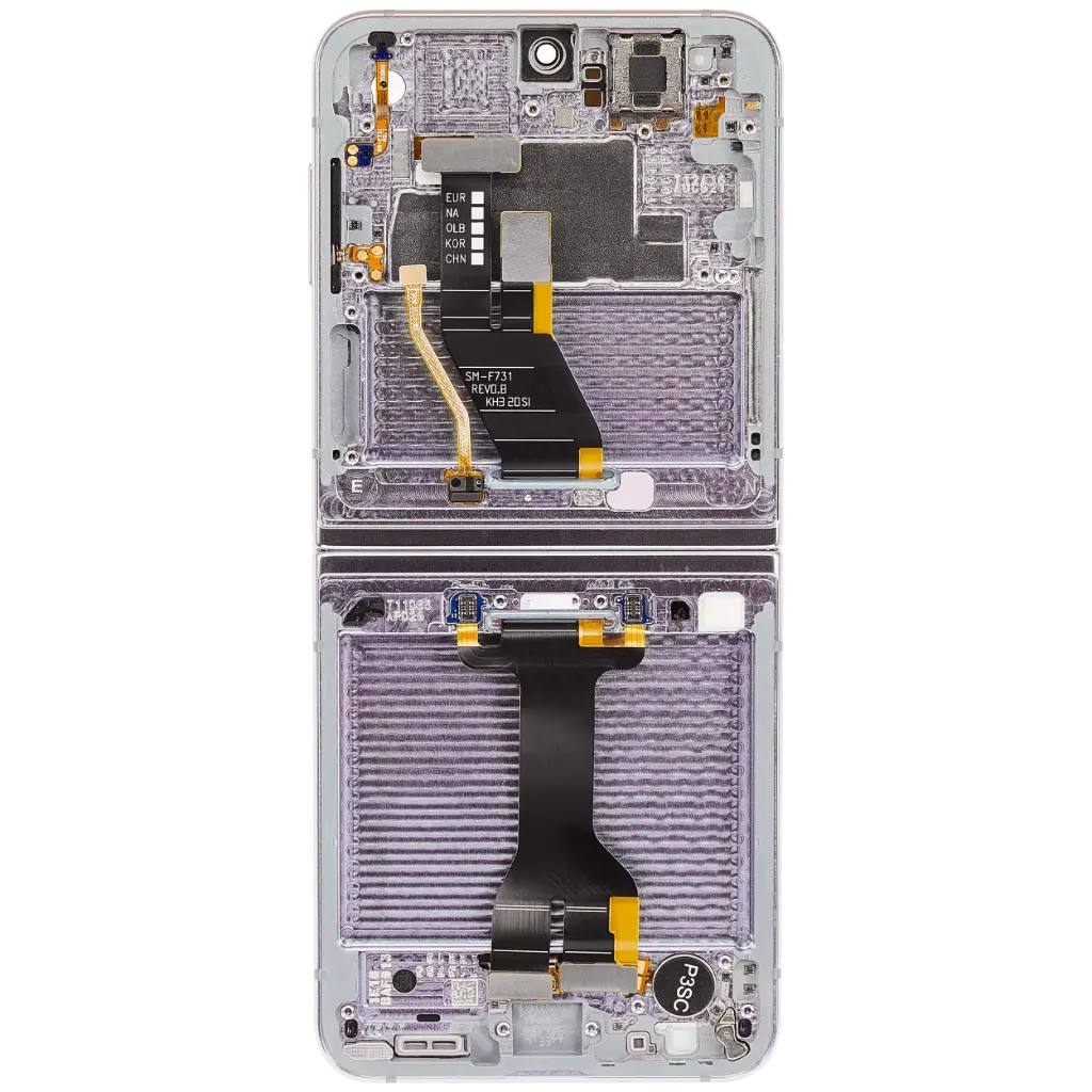 Samsung Display LCD Z Flip 5 5G SM-F731B Inner Lavander GH82-31827C GH82-31828C