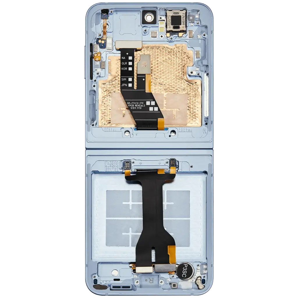 Samsung Display LCD Z Flip 6 5G SM-F741B Inner Blue GH82-35013C GH82-35014C