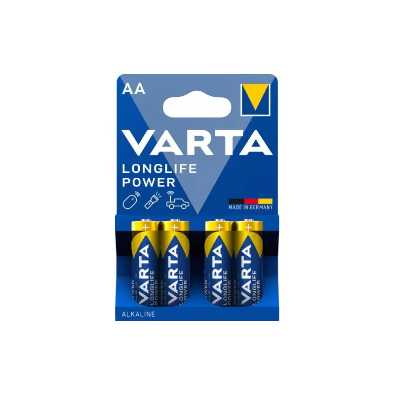 Varta Battery Stylus AA Alcaline Longlife Power (4 Pcs)