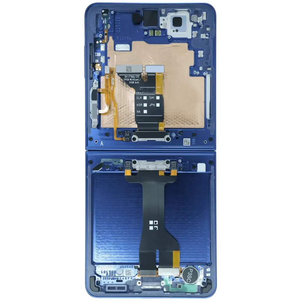 Samsung Display LCD Z Flip 7 SM-F766B Inner Blue Shadow GH82-37581A GH82-38794A GH82-38996A