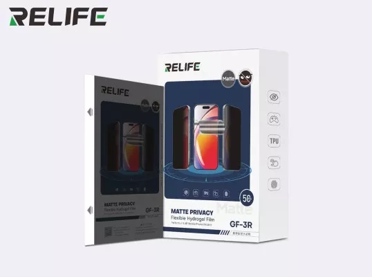 Relife Pellicola Hydrogel Opaca Privacy 50 Pz GF-3R *SENZA CODICI DI TAGLIO*