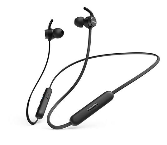 Philips Earphones in ear wireless with mic black TAE1205BK