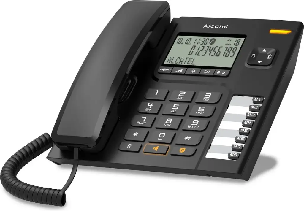 Alcatel Telefono Fisso T78 Black ATL1423600
