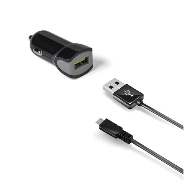 Celly car charger USB + cable Micro USB black CCUSBMICRO