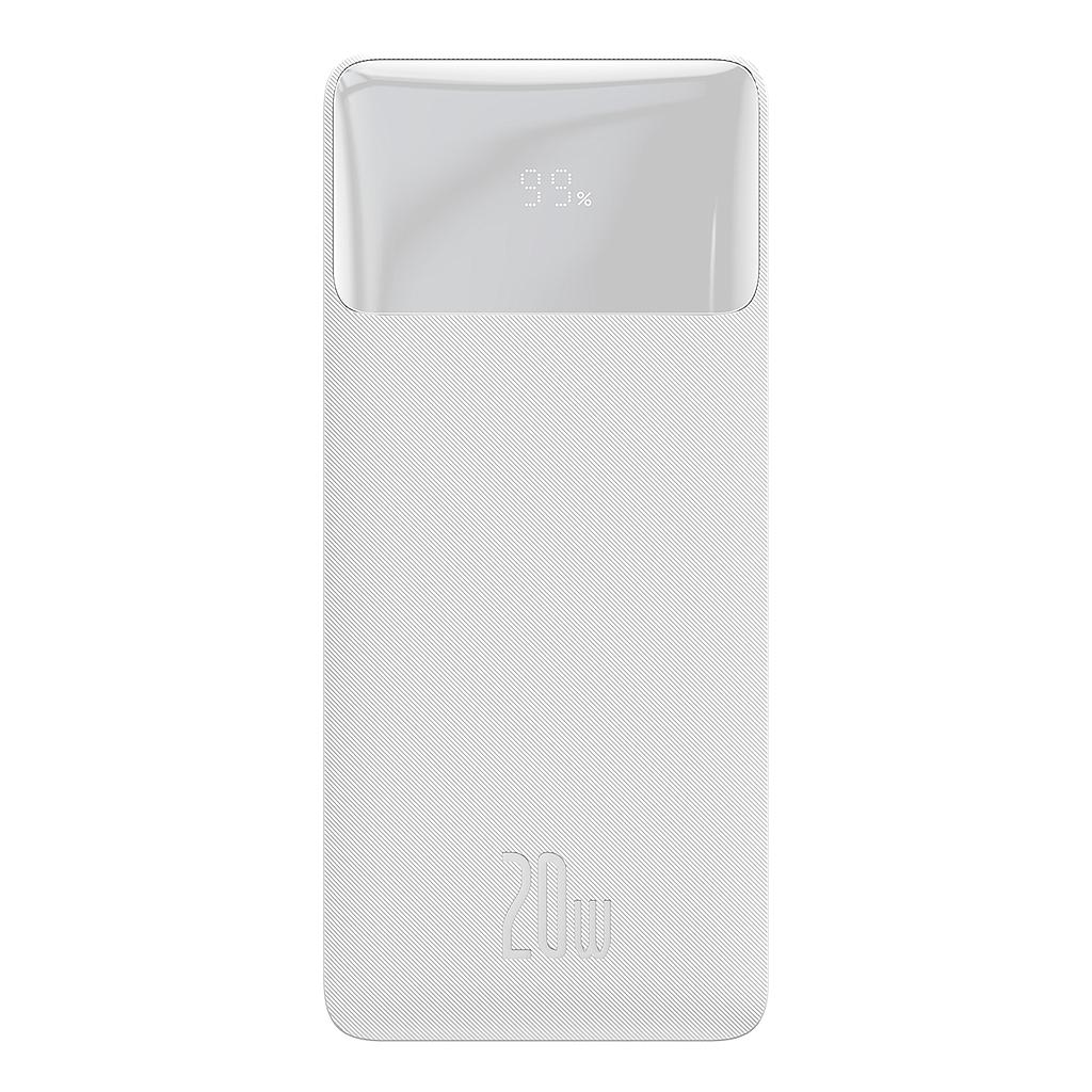 Baseus Power Bank 20000 mAh 20W bipow fast charge white PPBD050302