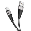 Hoco data cable Type-C 3A black X57