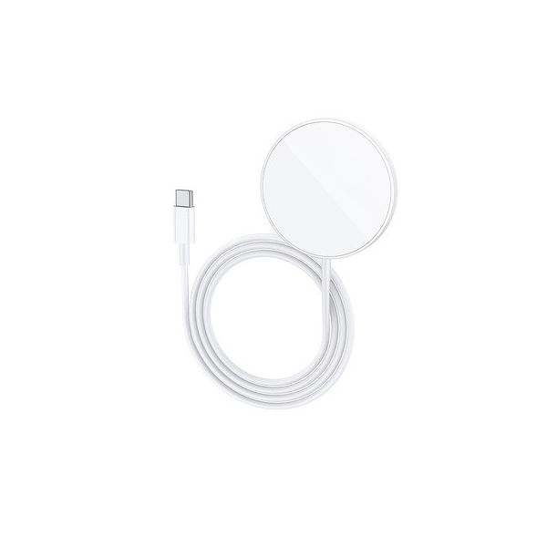 Hoco charger wireless 15W magnetic supports iWatch charge white CW34