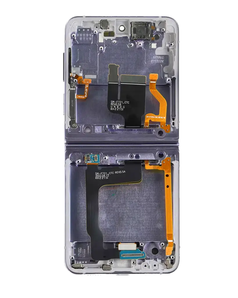 Samsung Display LCD Z Flip 4 5G SM-F721B Inner Bora Purple GH82-30236B
