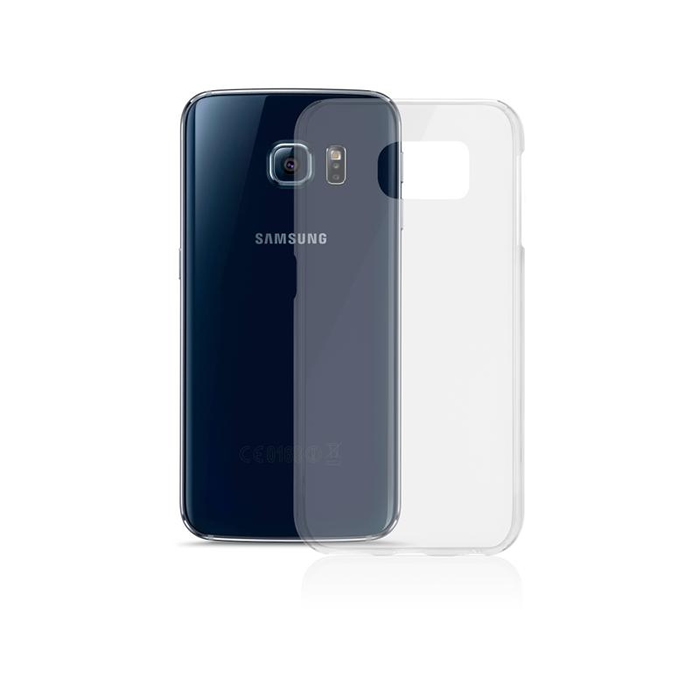 Case Vodafone Samsung S6 Edge Back cover 0.3mm trasp con pel