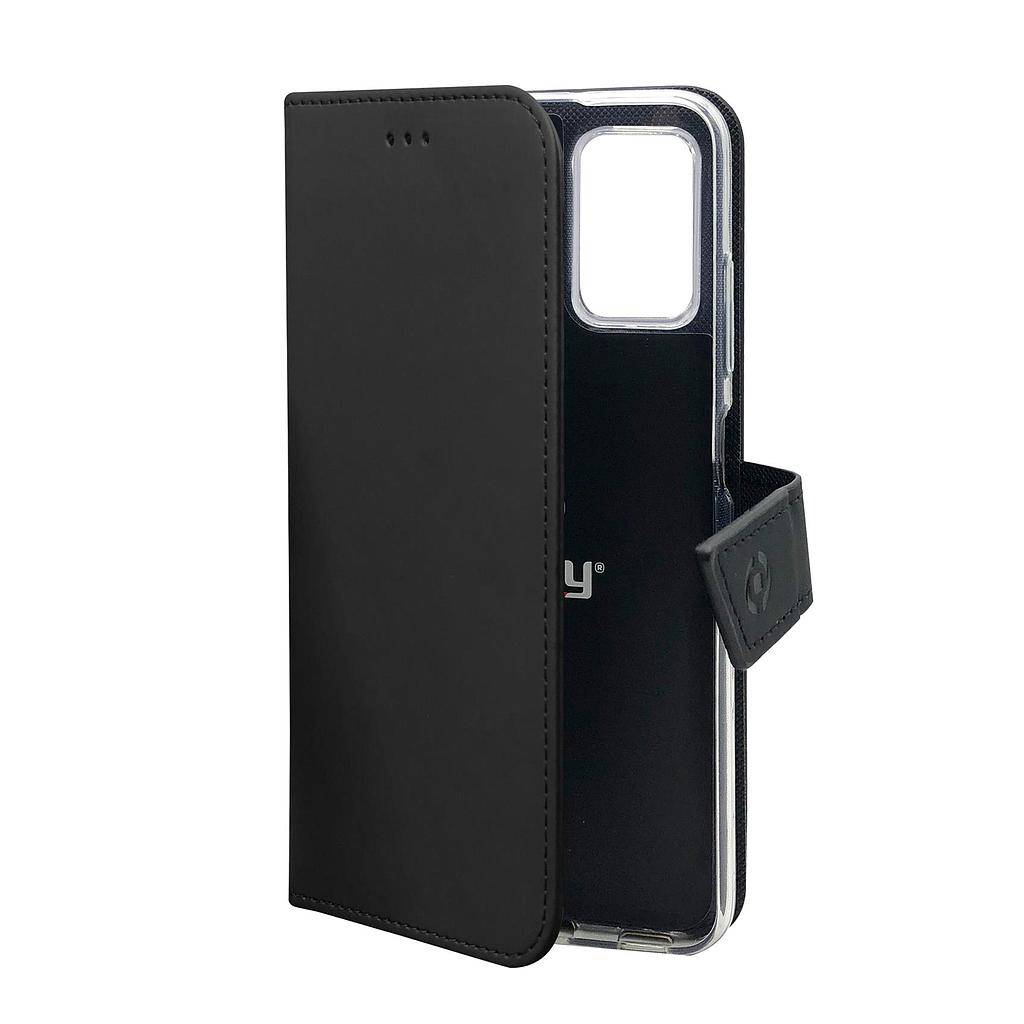 Custodia Celly Samsung A22 4G wallet Custodia black WALLY969