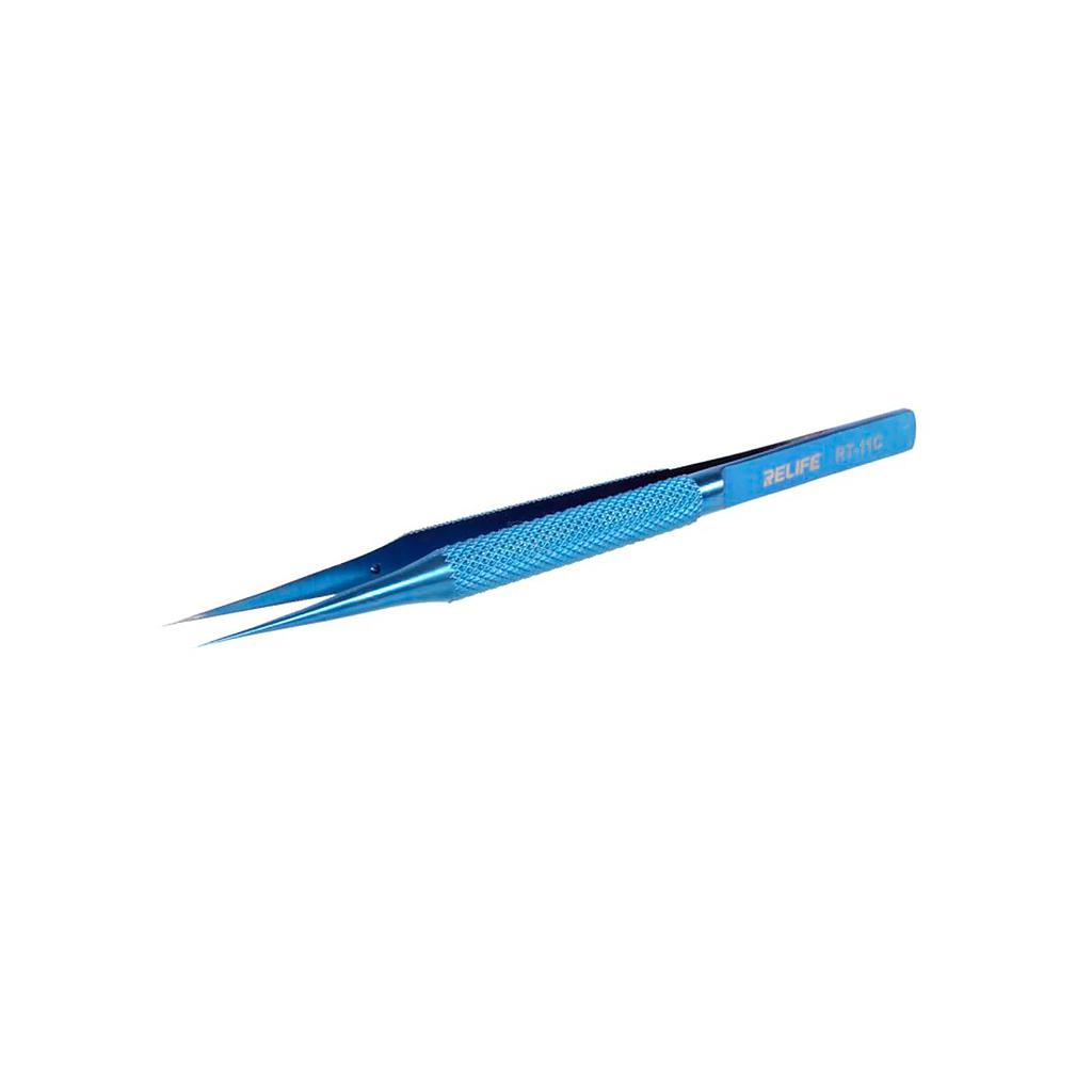 Relife Straight Tip Tweezers RT-11C