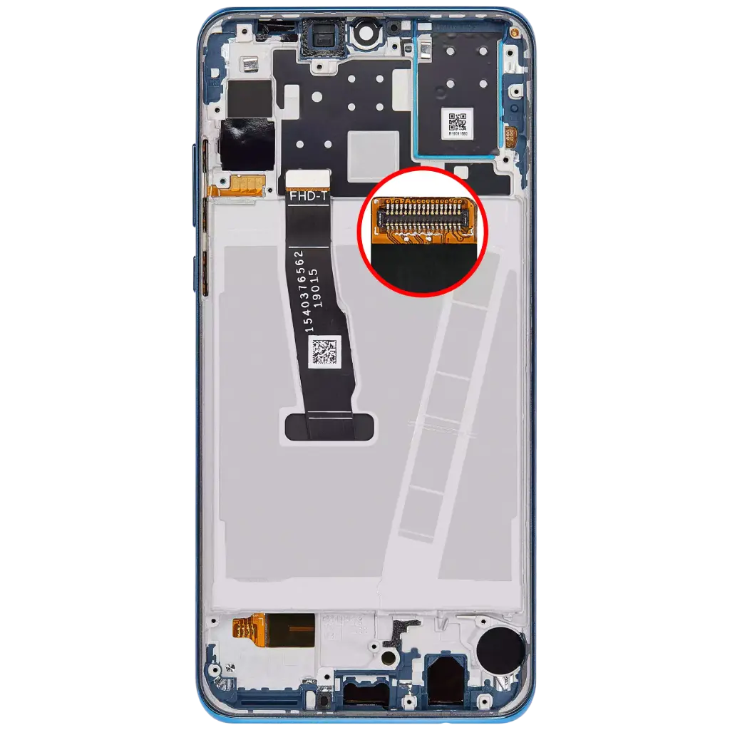 Huawei Display LCD Huawei P30 Lite Blue Con Frame Rigenerato