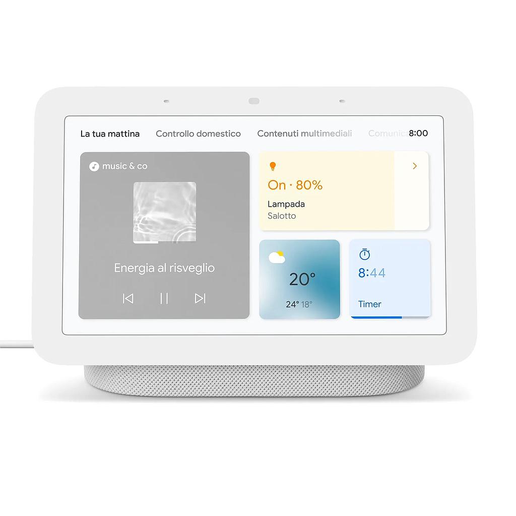 Google Nest Hub 2nd Gen chalk GA01331-IT