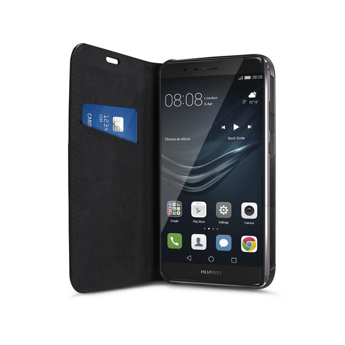 Case Vodafone Huawei P9 Flip wallet black