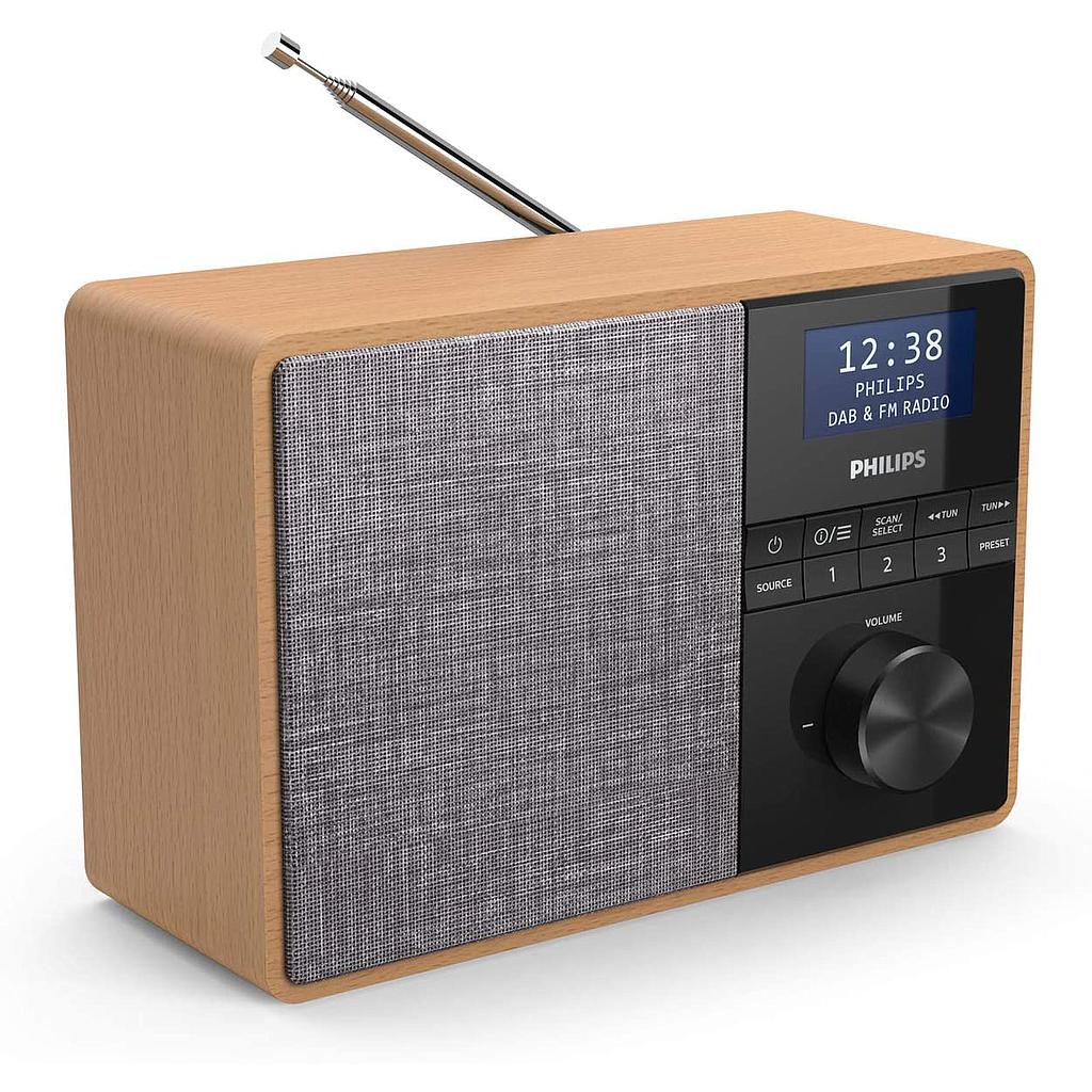 Philips portable radio DAB+/FM bluetooth wooden cabinet TAR5505/10
