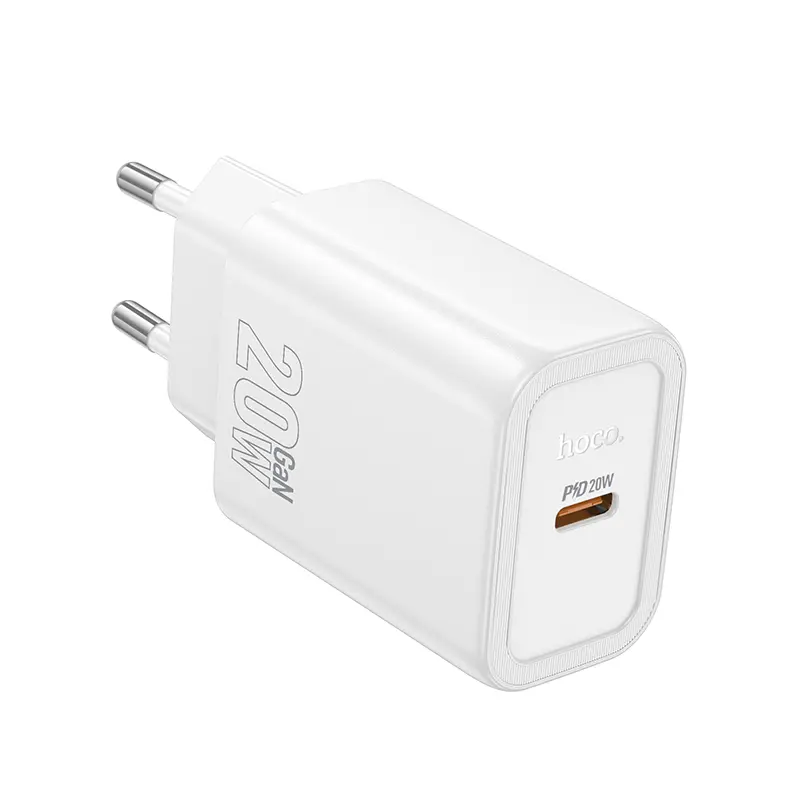 Hoco Caricabatterie USB-C 20W GaN White N60.U.WH