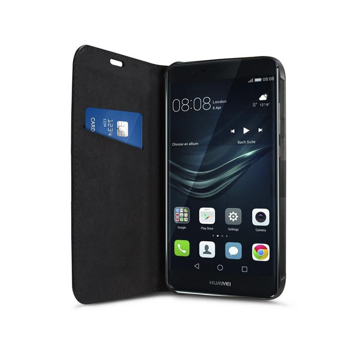 Vodafone Case Huawei P9 Plus Flip Wallet Black