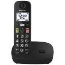 Panasonic Cordless DECT With Big Button Black KX-TGU110EXB