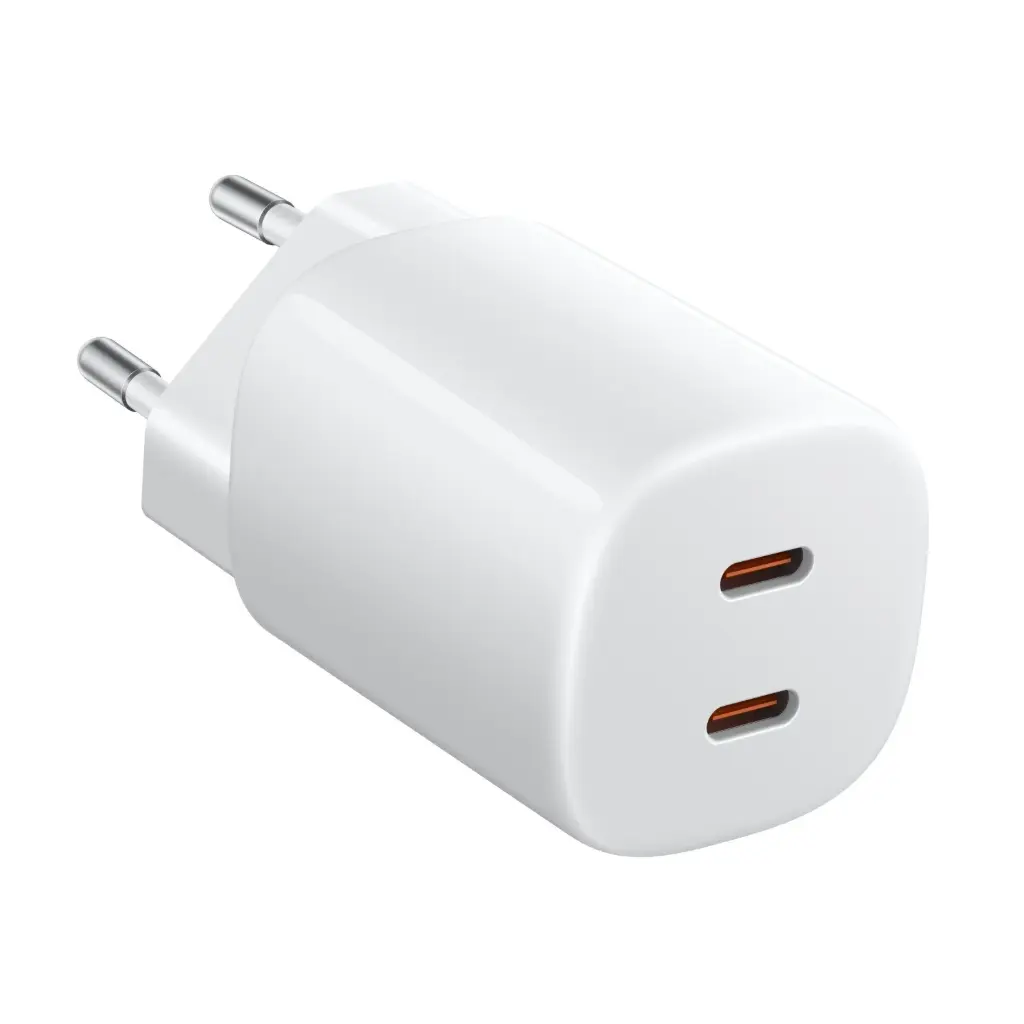 Xiaomi Caricabatterie 2 Porte (2 USB-C) 45W Nano Turbo Charging White BHR087OEU