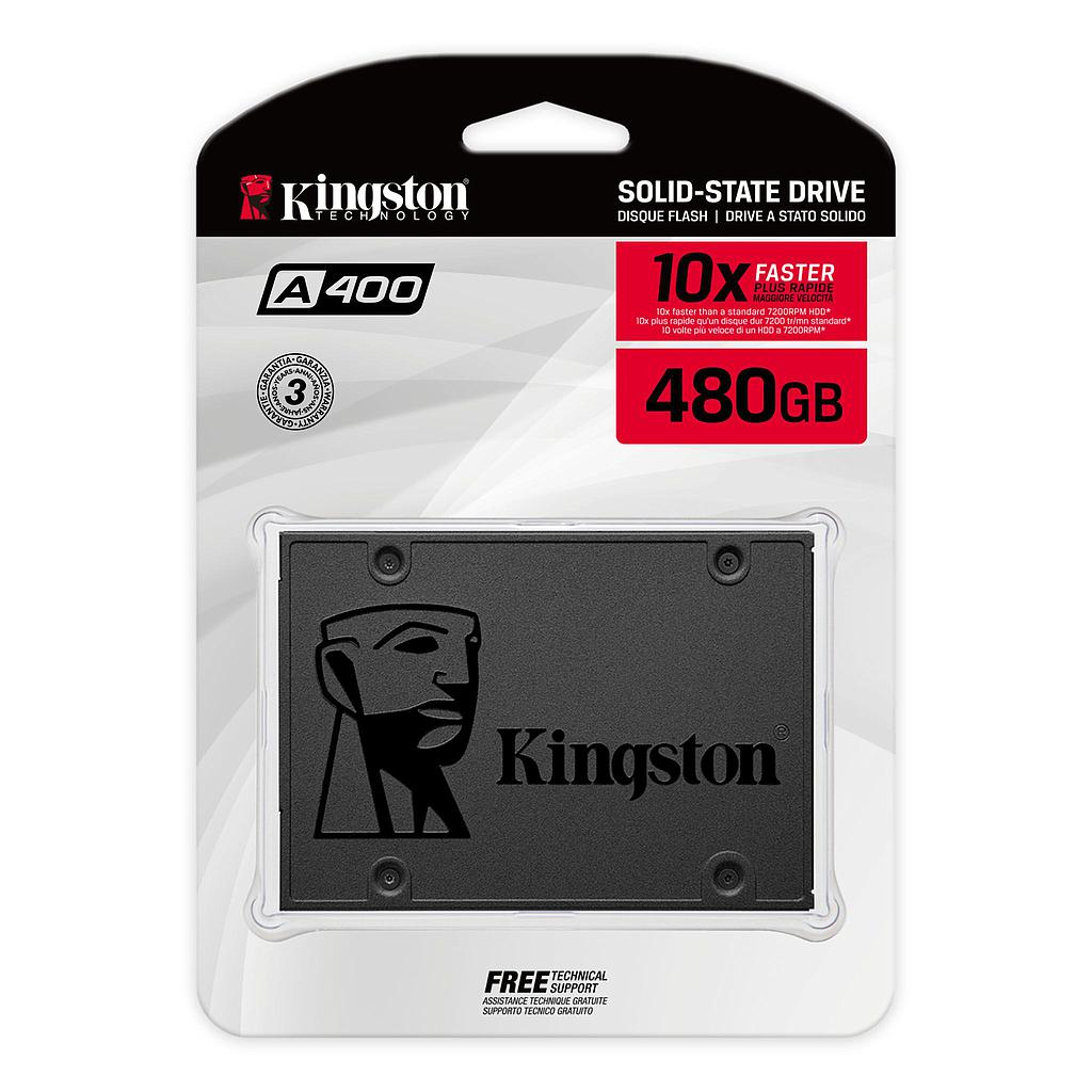 Kingston internal SSD A400 480GB 2.5" SA400S37/480G