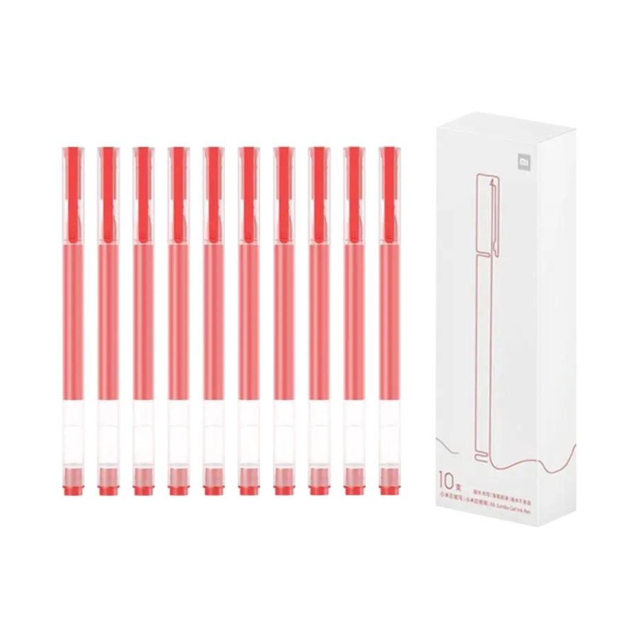 Xiaomi Gel Pen Ink Red 0,5 mm Pack 10 Pcs BHR8863GL
