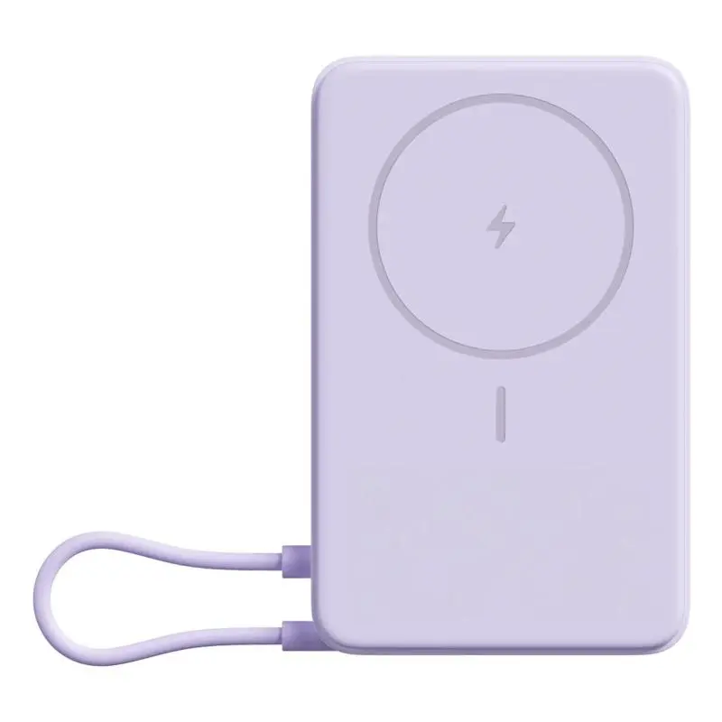 Xiaomi Power Bank 10000mAh MagSafe Con Cavo Type-C Purple BHR08PAGL