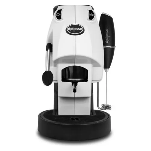 Didiesse Macchina da Caffè Espresso a Cialde Baby Frog Coffee and Tea con Frullino White