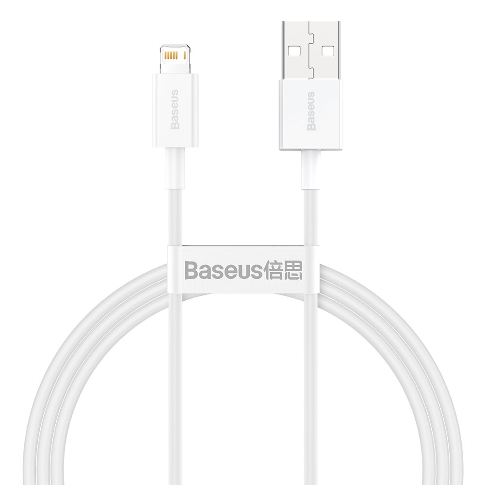 Baseus Data Cable superior series Lightning 2.4A 1mt white CALYS-A02