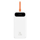 Baseus Power Bank 20000 mAh 20W block digital display con cavo lightning white PPLK000002