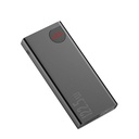 Baseus Power Bank 20000 mAh 22.5W 2 porte (USB + USB-C) con display digitale adaman metal black PPAD070101