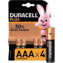 Duracell battery ministilo alkaline AAA Plus +50% 4pcs LR03 MN2400