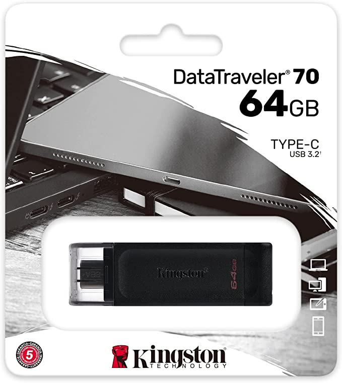 Kingston PenDrive 64GB Type-C 3.2 DT70/64GB