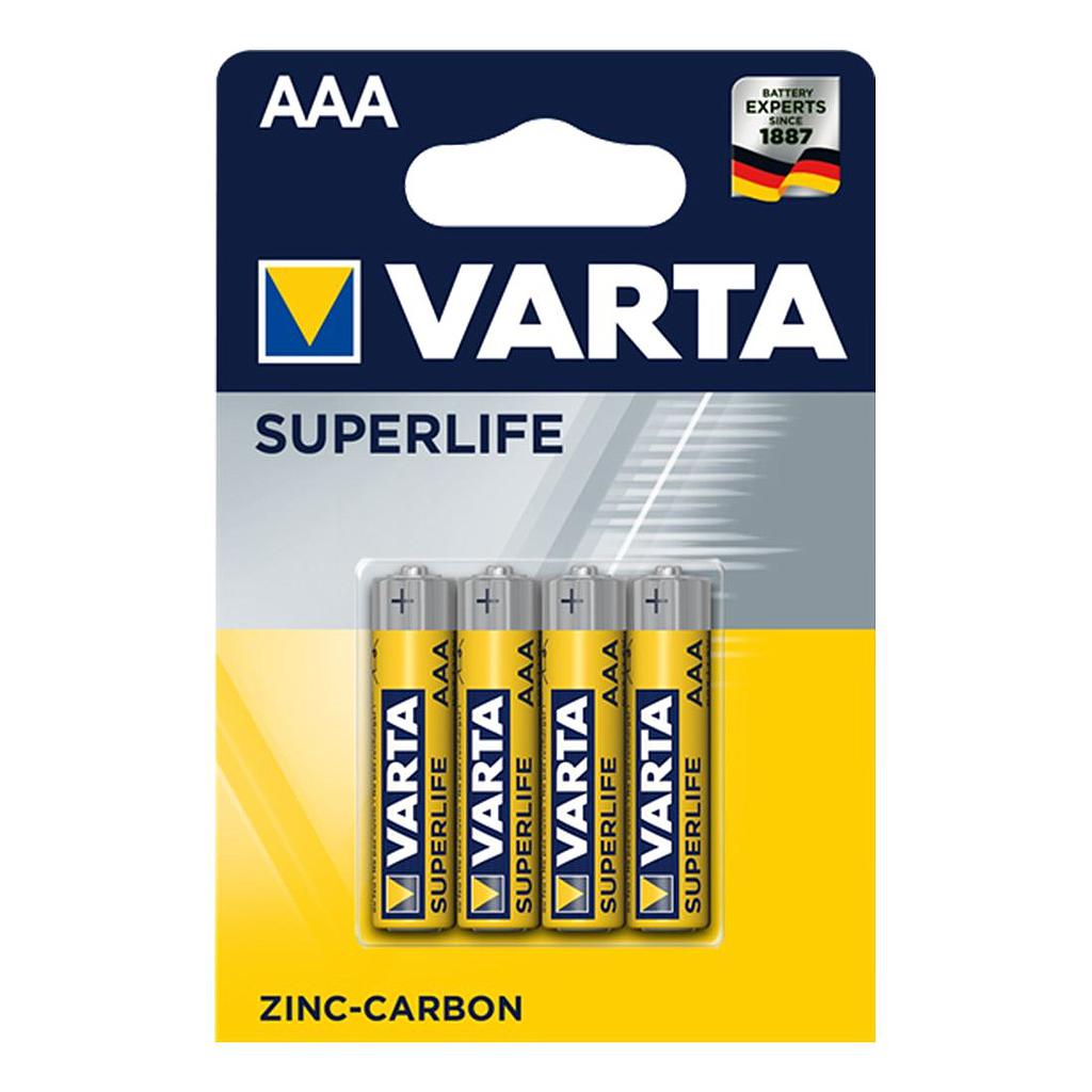 Varta battery ministilo AAA zinc-carbon Superlife 4pcs R03 MN2400