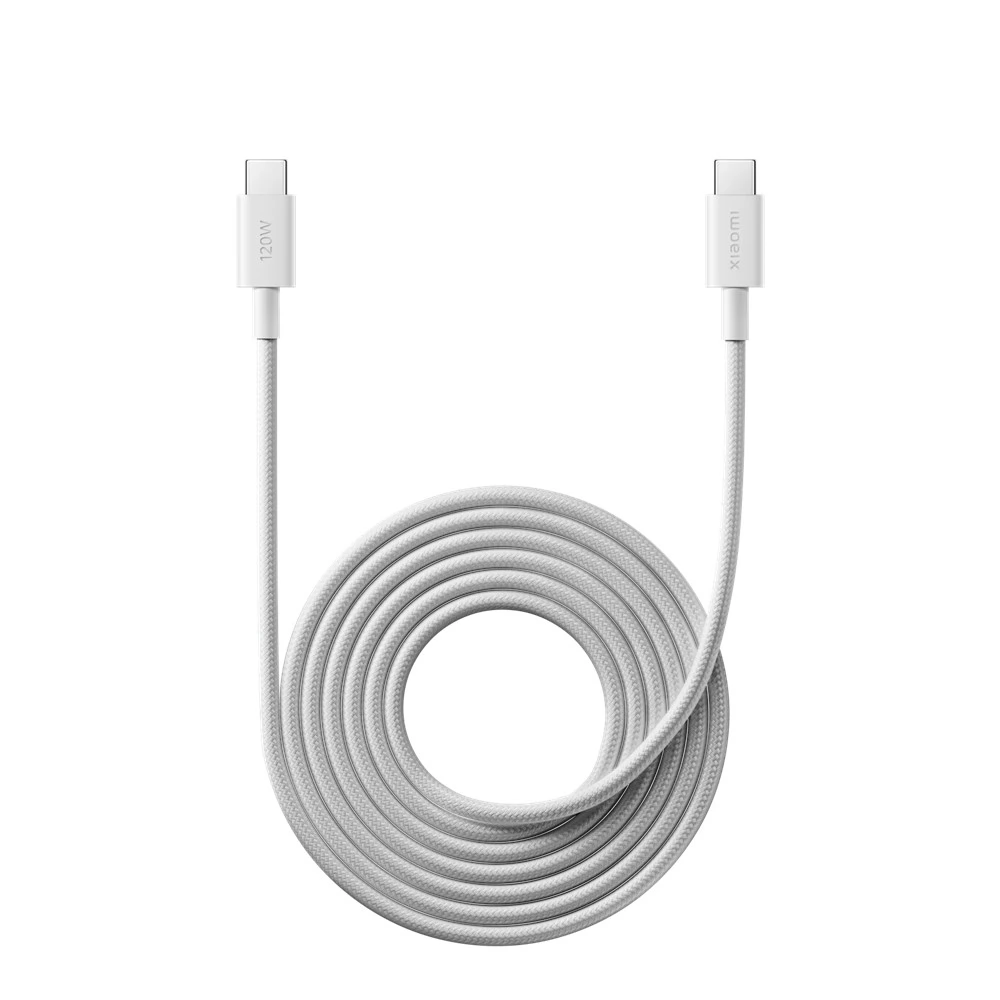 Xiaomi Cavo Dati Type-C to Type-C Braided 6A (2 m) White BHR087AGL