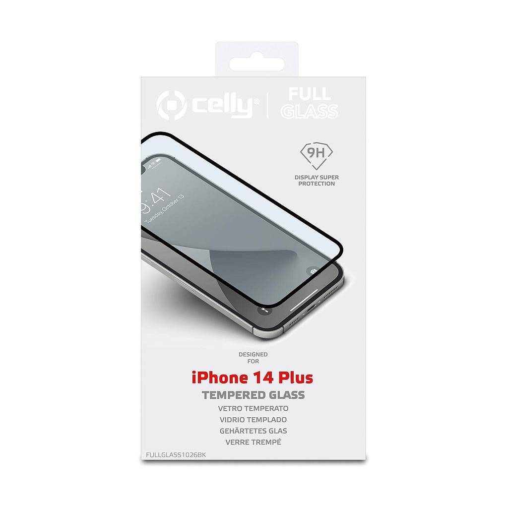 Celly pellicola vetro per iPhone 14 Plus ful glass FULLGLASS1026BK