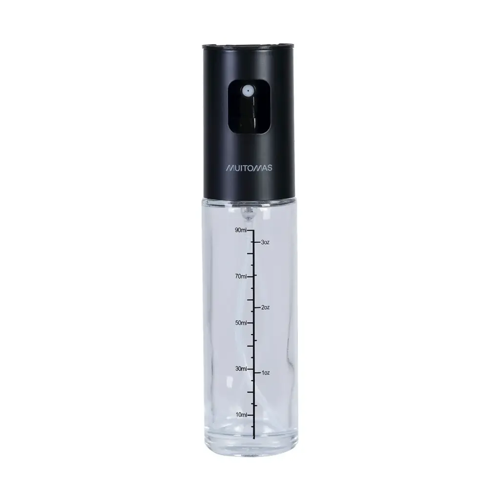Muitomas Glass Cruet Spray 100ml Black OILSPRAY100MLBK