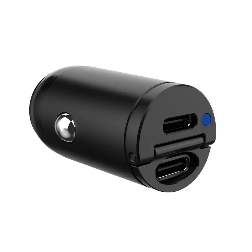 Celly Charger for Auto 2 Ports (2 USB) 30W Black CCMINI2USBCBK