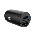 Celly Caricabatterie per Auto 2 Porte (2 USB) 30W Black CCMINI2USBCBK