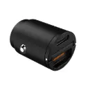 Celly Charger for Auto 2 Ports (USB-USB-C) 30W Black CCMINIUSBUSBCBK
