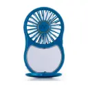 Muitomas Mini Ventilatore Portatile Con Specchio e Luce Blue MIRRORFANBL