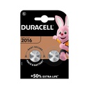 Duracell 3V lithium button battery 2pcs DL2016 CR2016