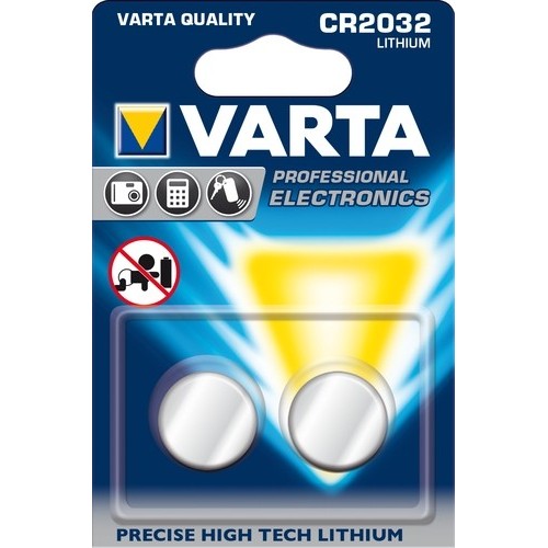 Varta 3V lithium button battery 2pcs DL2032 CR2032