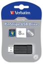 Verbatim PenDrive 8GB 2.0 Pinstripe 49062