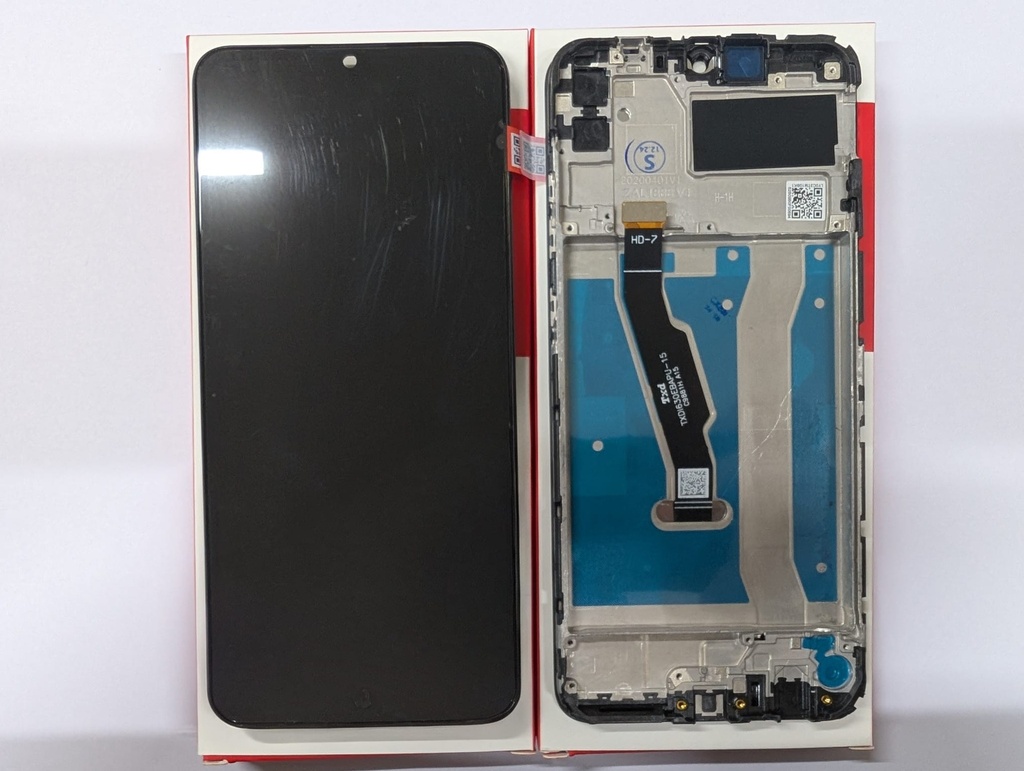 Display Lcd compatible Huawei Y6p Honor 9A black with frame