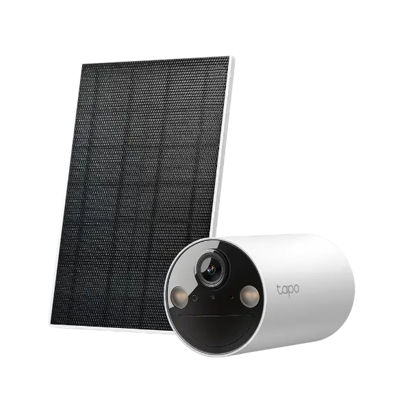 TP-Link Tapo Smart Camera Outdoor TC82KIT 2K Con Pannello Solare White 