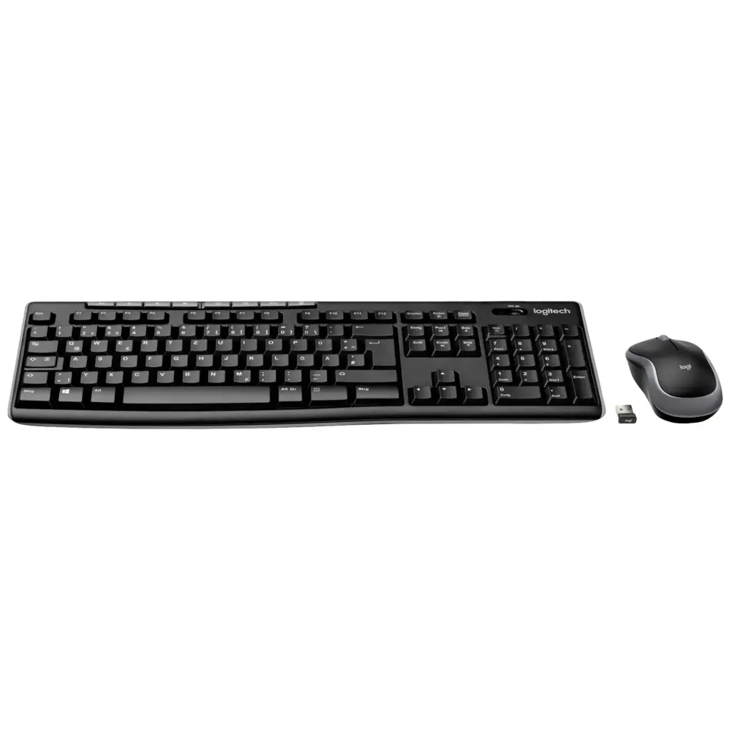 Logitech Kit Mouse And Keyboard Wireless " QWERTZ " MK270 Black 920-004511