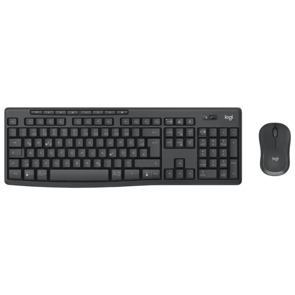 Logitech Kit Mouse e Tastiera Wireless MK270 Black 920-004511