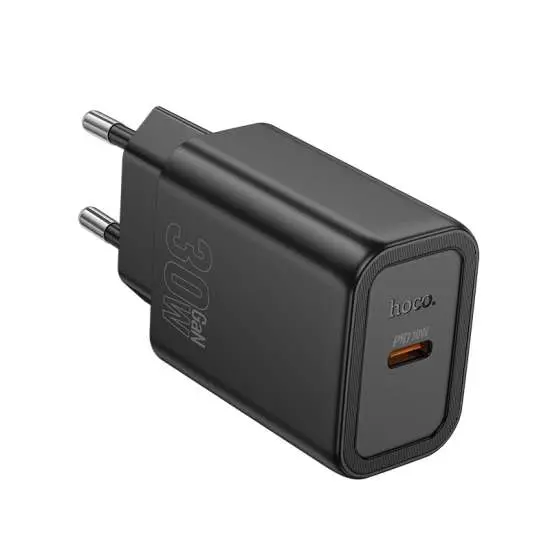 Hoco Charger USB-C 30W N62 Black N62.U.BK