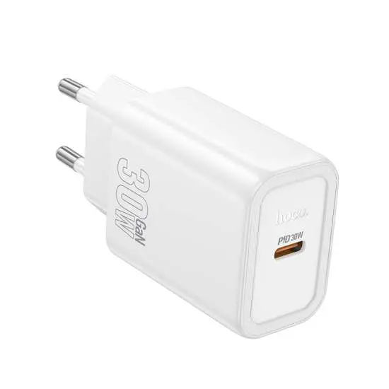 Hoco Caricabatterie USB-C 30W N62 White N62.U.WH